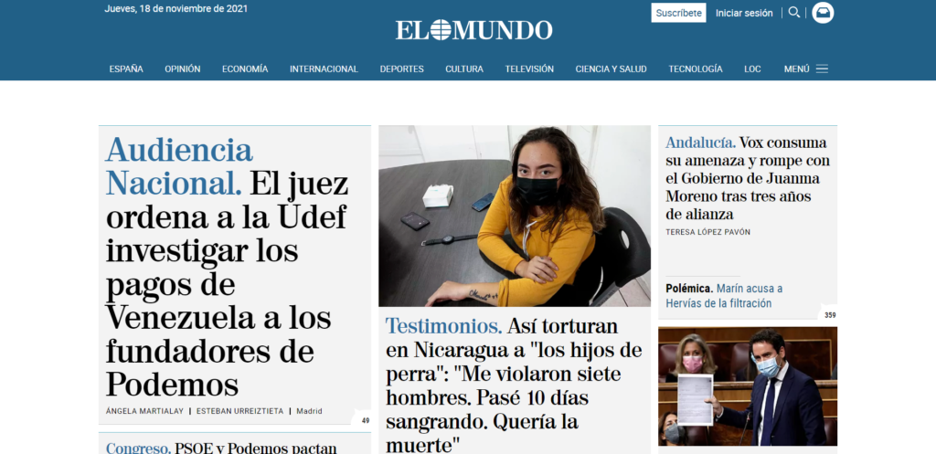 El Mundo オンライン新聞