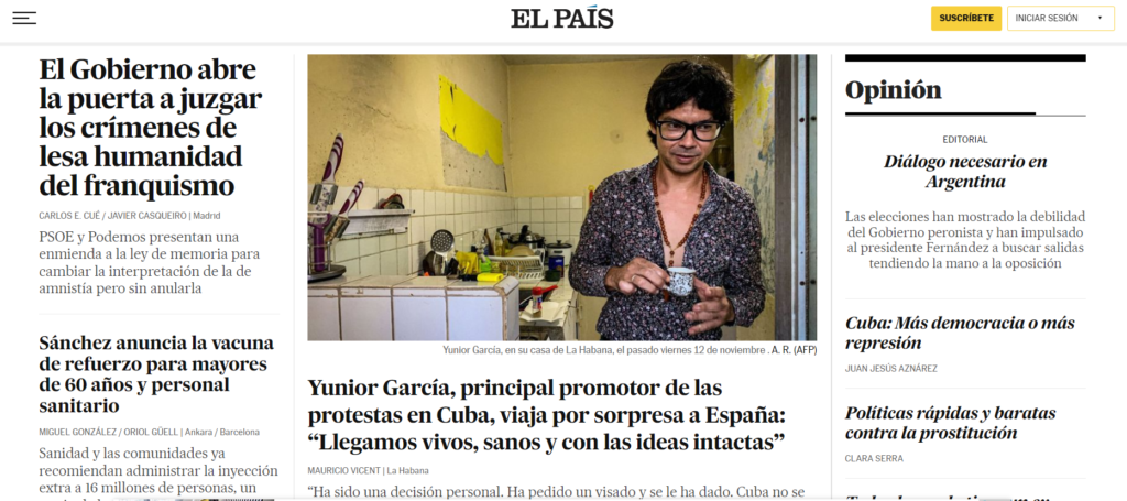 El País オンライン新聞